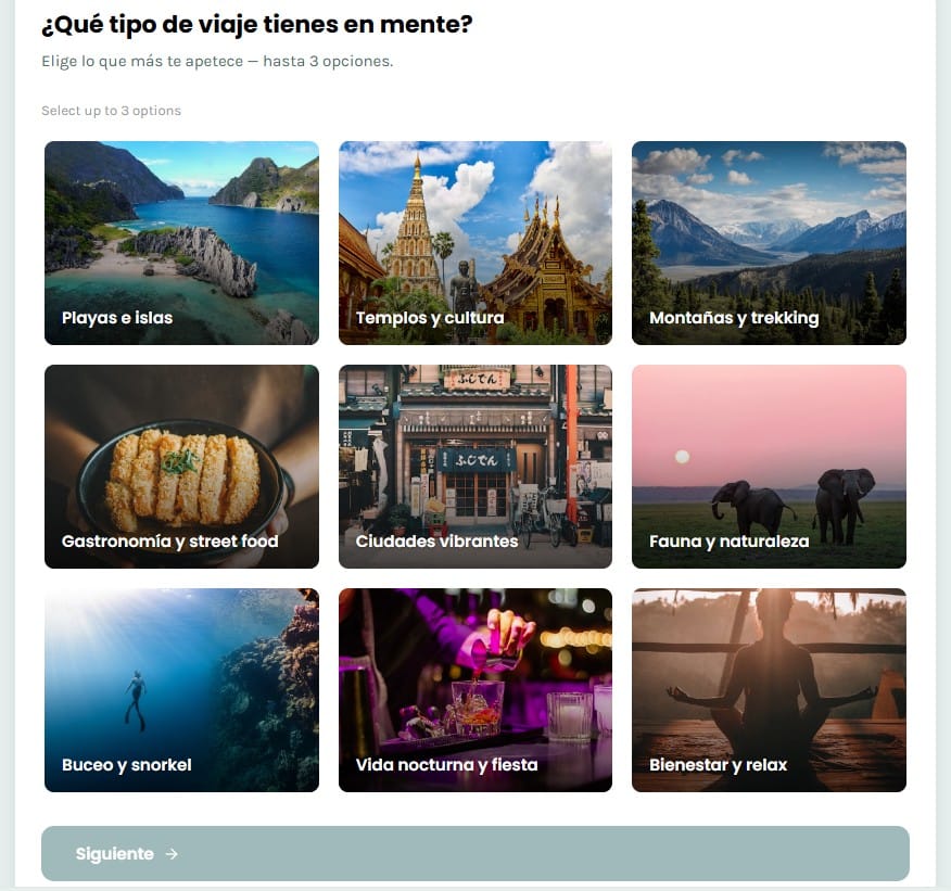 S&eacute;lecteur de destination