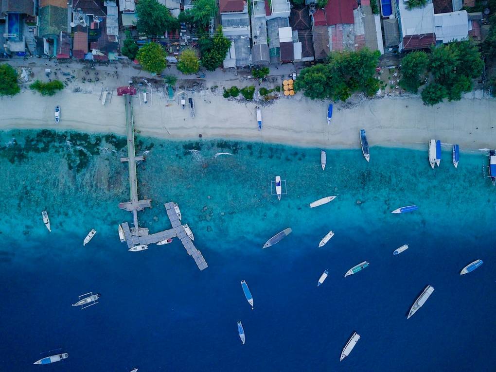 Snorkeling à Turtle Pointturtle-point-giliGili Trawangan scenery